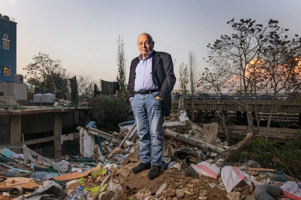 Antoine Kabbabe, 76, stands on the ruins of his childhood house in Gemmayze, Beirut, destroyed by the port blast that gutted the entire neighbourhood on August 4, 2020."My wife always scolds me: you live in the past. And I answer: that is true, I do, I live in the Seventies, in Lebanon’s golden age"