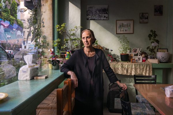 Sami Bikhazi enjoys a ray of sunlight looking out of the window of her restaurant in bustling Ras Beirut, waiting for customers to come in."I opened this restaurant out of fun and love for my neighbours. Today, I offer a space of comfort to anyone who needs a warm meal, and someone to talk to"